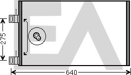 EACLIMA 30C60058 - Condensateur, climatisation droxauto.com