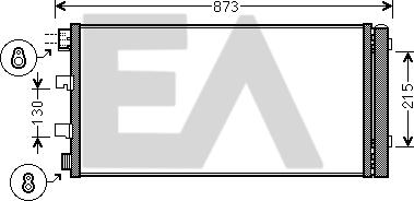 EACLIMA 30C60065 - Condensateur, climatisation droxauto.com