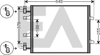 EACLIMA 30C60062 - Condensateur, climatisation droxauto.com