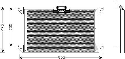 EACLIMA 30C63003 - Condensateur, climatisation droxauto.com