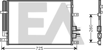 EACLIMA 30C03011 - Condensateur, climatisation droxauto.com
