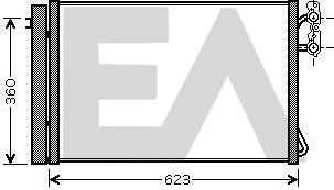 EACLIMA 30C07045 - Condensateur, climatisation droxauto.com