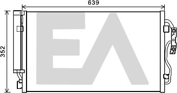 EACLIMA 30C07039 - Condensateur, climatisation droxauto.com