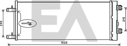EACLIMA 30C16006 - Condensateur, climatisation droxauto.com