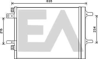 EACLIMA 30C10030 - Condensateur, climatisation droxauto.com