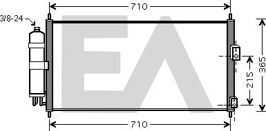 EACLIMA 30C18036 - Condensateur, climatisation droxauto.com