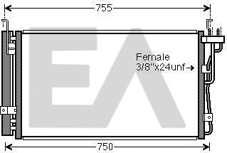 EACLIMA 30C36042 - Condensateur, climatisation droxauto.com