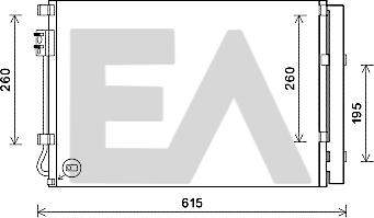 EACLIMA 30C36056 - Condensateur, climatisation droxauto.com