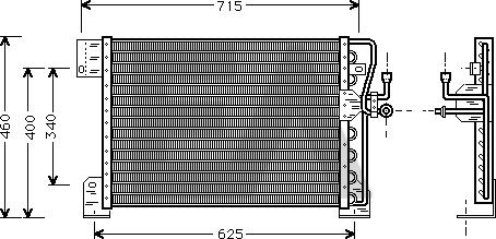 EACLIMA 30C33002 - Condensateur, climatisation droxauto.com