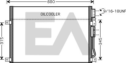 EACLIMA 30C33016 - Condensateur, climatisation droxauto.com
