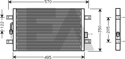 EACLIMA 30C25020 - Condensateur, climatisation droxauto.com