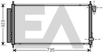 EACLIMA 30C26025 - Condensateur, climatisation droxauto.com