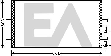 EACLIMA 30C22046 - Condensateur, climatisation droxauto.com