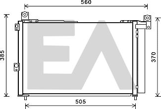 EACLIMA 30C22051 - Condensateur, climatisation droxauto.com
