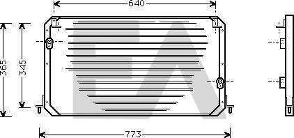EACLIMA 30C71007 - Condensateur, climatisation droxauto.com