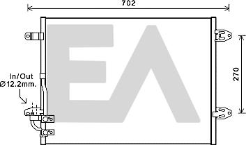 EACLIMA 30C77040 - Condensateur, climatisation droxauto.com