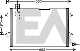 EACLIMA 30C77010 - Condensateur, climatisation droxauto.com