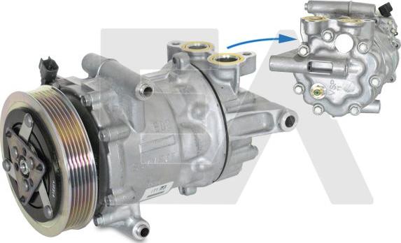 EACLIMA 20A1853 - Compresseur, climatisation droxauto.com