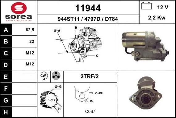 EAI 11944 - Démarreur droxauto.com