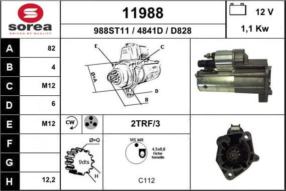 EAI 11988 - Démarreur droxauto.com