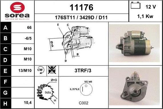 EAI 11176 - Démarreur droxauto.com