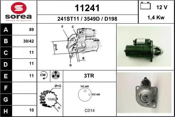 EAI 11241 - Démarreur droxauto.com