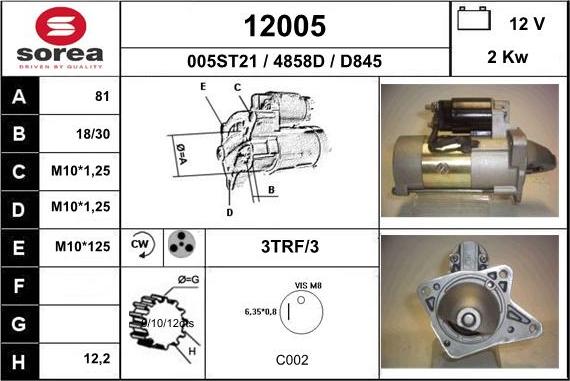 EAI 12005 - Démarreur droxauto.com