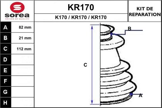 EAI KR170 - Joint-soufflet, arbre de commande droxauto.com