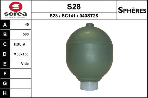 EAI S28 - Accumulateur de pression, suspension / amortissement droxauto.com