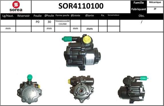 EAI SOR4110100 - Pompe hydraulique, direction droxauto.com