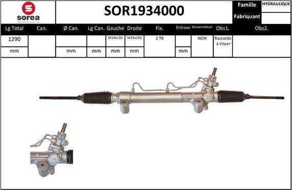 EAI SOR1934000 - Crémaillière de direction droxauto.com
