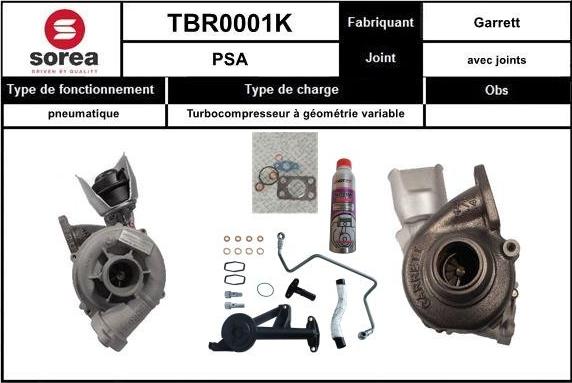 EAI TBR0001K - Turbocompresseur, suralimentation droxauto.com