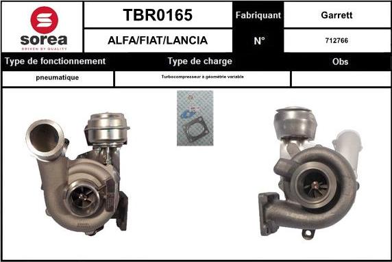 EAI TBR0165 - Turbocompresseur, suralimentation droxauto.com
