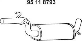 Eberspächer 95 11 8793 - Silencieux central droxauto.com