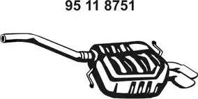 Eberspächer 95 11 8751 - Silencieux arrière droxauto.com