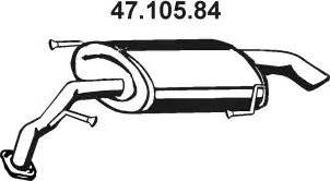 Eberspächer 47.105.84 - Silencieux arrière droxauto.com