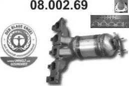 Eberspächer 08.002.69 - Catalyseur droxauto.com