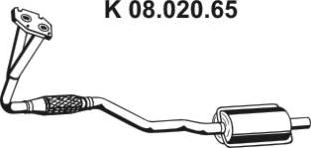 Eberspächer 08.020.65 - Catalyseur droxauto.com