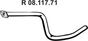 Eberspächer 08.117.71 - Tuyau d'échappement droxauto.com