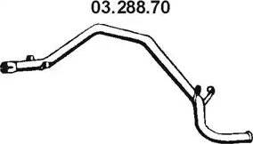 Eberspächer 03.288.70 - Tuyau d'échappement droxauto.com