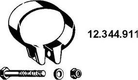 Eberspächer 12.344.911 - Raccord de tuyau, système d'échappement droxauto.com