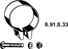 Eberspächer 8.91.8.33 - Raccord de tuyau, système d'échappement droxauto.com