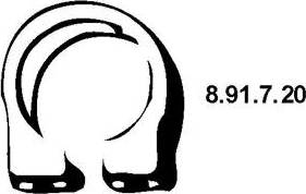 Eberspächer 8.91.7.20 - Raccord de tuyau, système d'échappement droxauto.com