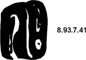 Eberspächer 8.93.7.41 - Support, silencieux droxauto.com