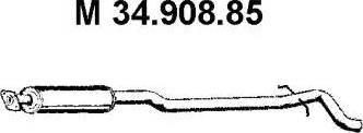 Eberspächer 34.908.85 - Silencieux central droxauto.com