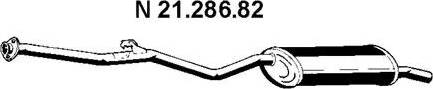 Eberspächer 21.286.82 - Silencieux arrière droxauto.com