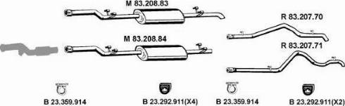 Eberspächer 232485 - Échappement droxauto.com