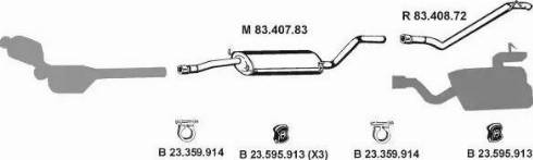 Eberspächer 232505 - Échappement droxauto.com