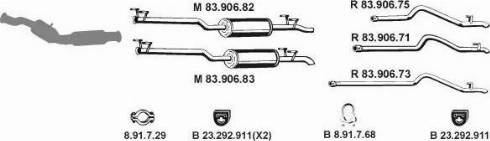Eberspächer 232584 - Échappement droxauto.com