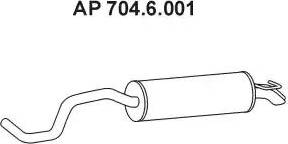 Eberspächer 704.6.001 - Silencieux arrière droxauto.com